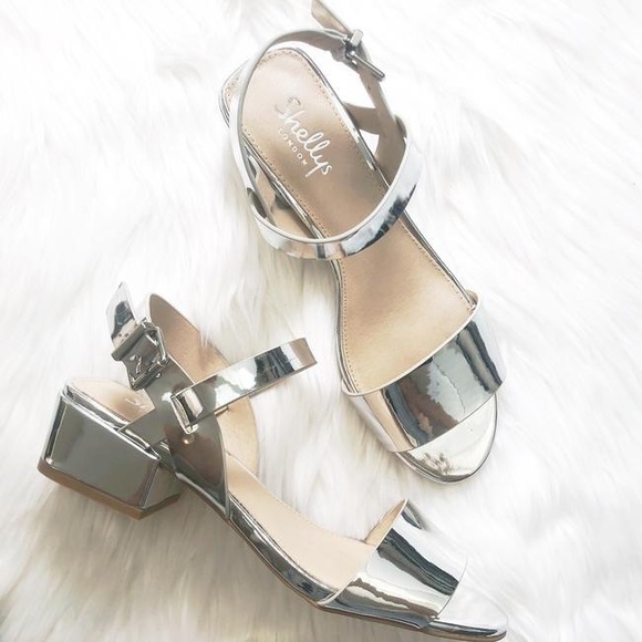 FINAL🚨DONATING SOON‼️ NEW Shellys London Mirror Dacey Leather Sandals - Picture 4 of 9